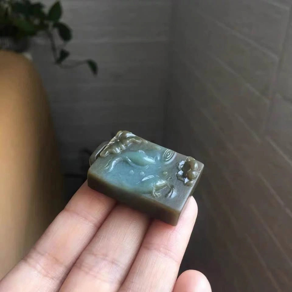 Jade Pendant-Sugar Blue - photo 3