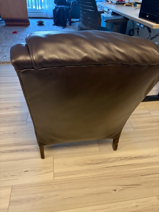 Antique Leather Chair - Professional refurbished - photo 3