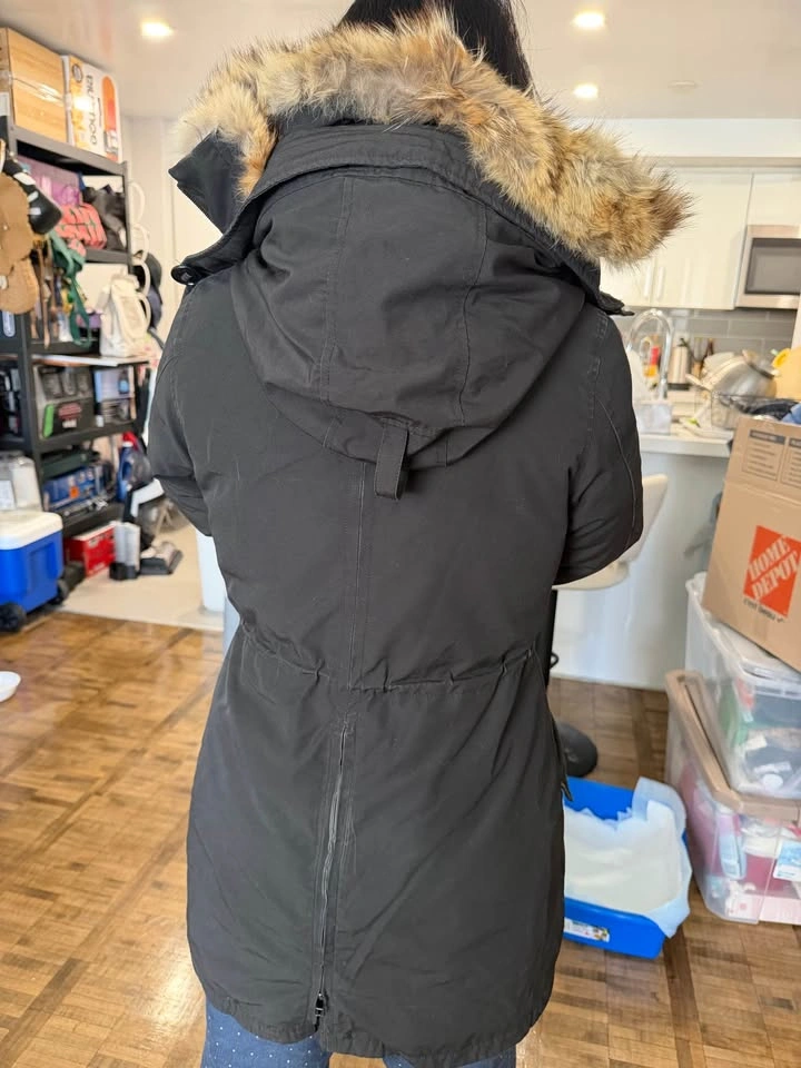 Canada Goose Rossclair Parka - Woman Medium Size - Black - photo 3