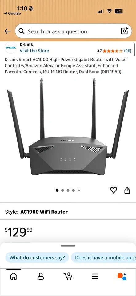 WiFi Router | DLink AC1900