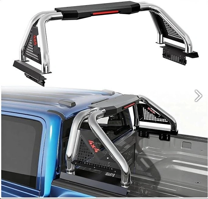 Truck bed roll bars