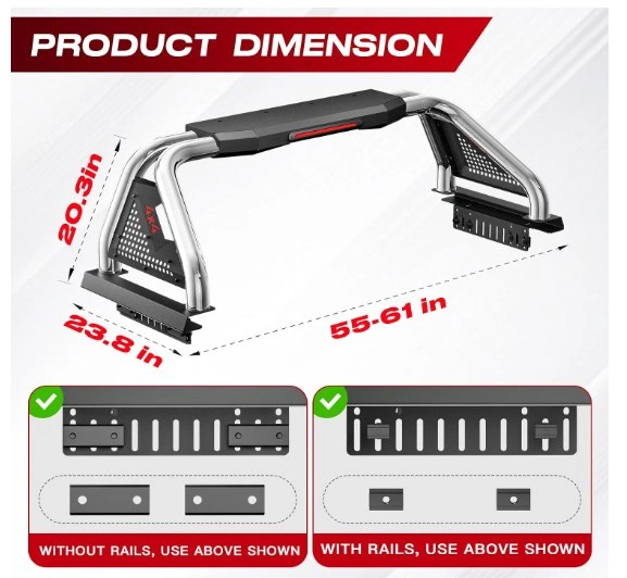 Truck bed roll bars - photo 3