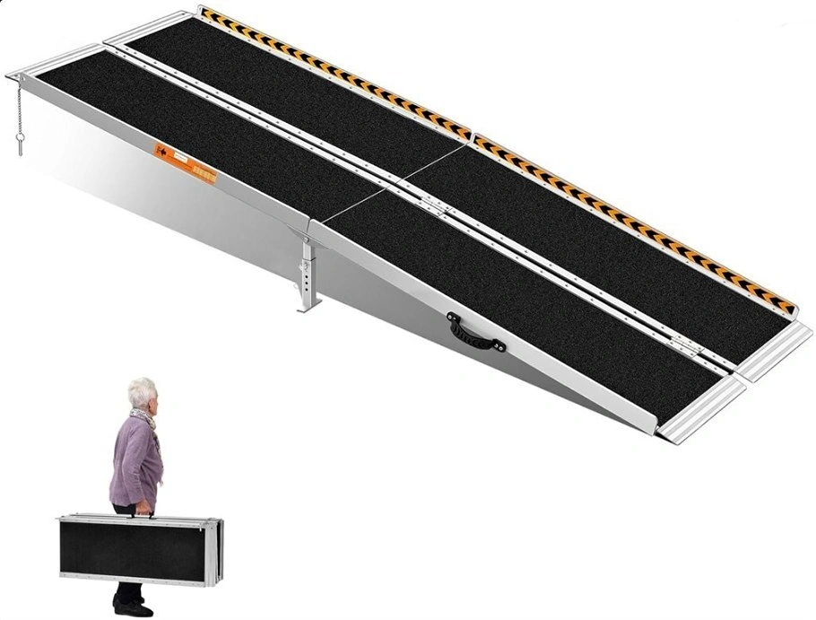 7Ft Foldable Wheelchair ramp 800LB Capacity