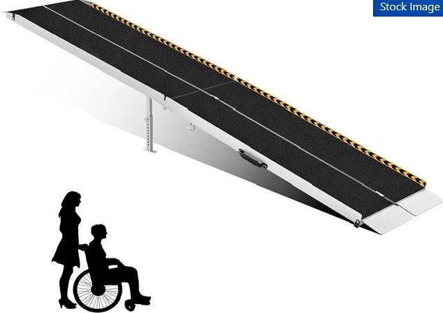 12FT Foldable Wheelchair Ramp 800LB Capacity
