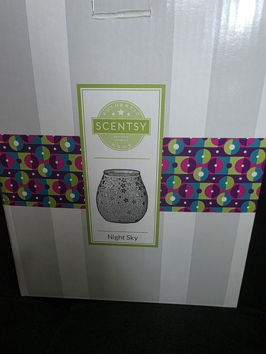 Scentsy Night Sky Wax Warmer Glitter Stars Romantic Retired Cele - photo 2