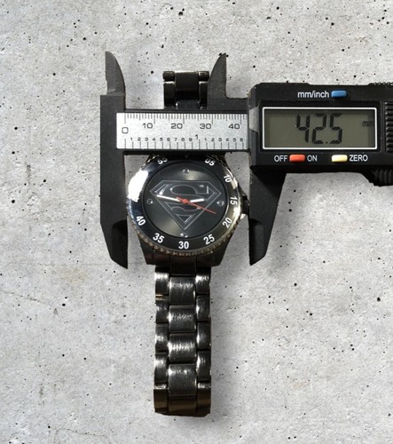 DC Comics Superman Men’s Watch Accutime Wristwatch New Battery - photo 3