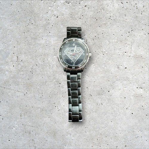 DC Comics Superman Men’s Watch Accutime Wristwatch New Battery - photo 4