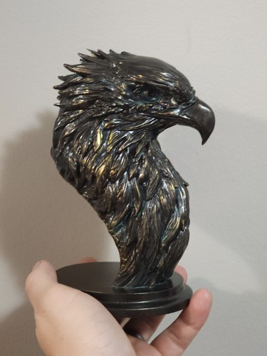 Majestic Bald Eagle Resin Bust - Detailed Wildlife Sculpture - photo 2