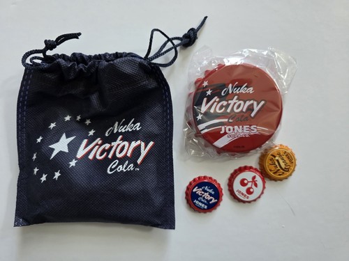 New Jones Soda x Fallout Victory Nuka Cola Bottle Cap Set Opener