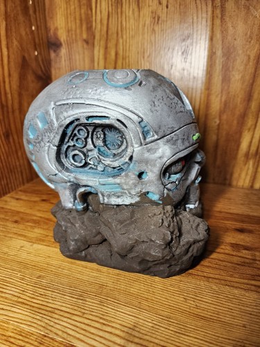 Terminator Pen holder 3D Print and painted finished product - photo 2