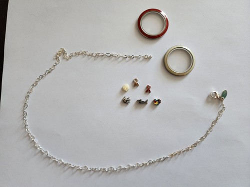 Origami Owl Necklace and Locket with Charms - photo 4