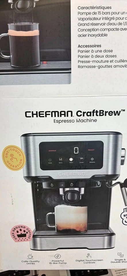 CHEFMAN CraftBrew Espresso Machine