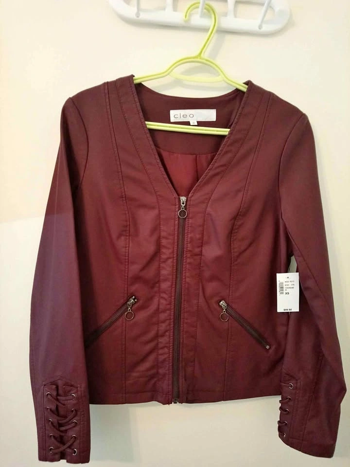 Faux Leather Jacket
