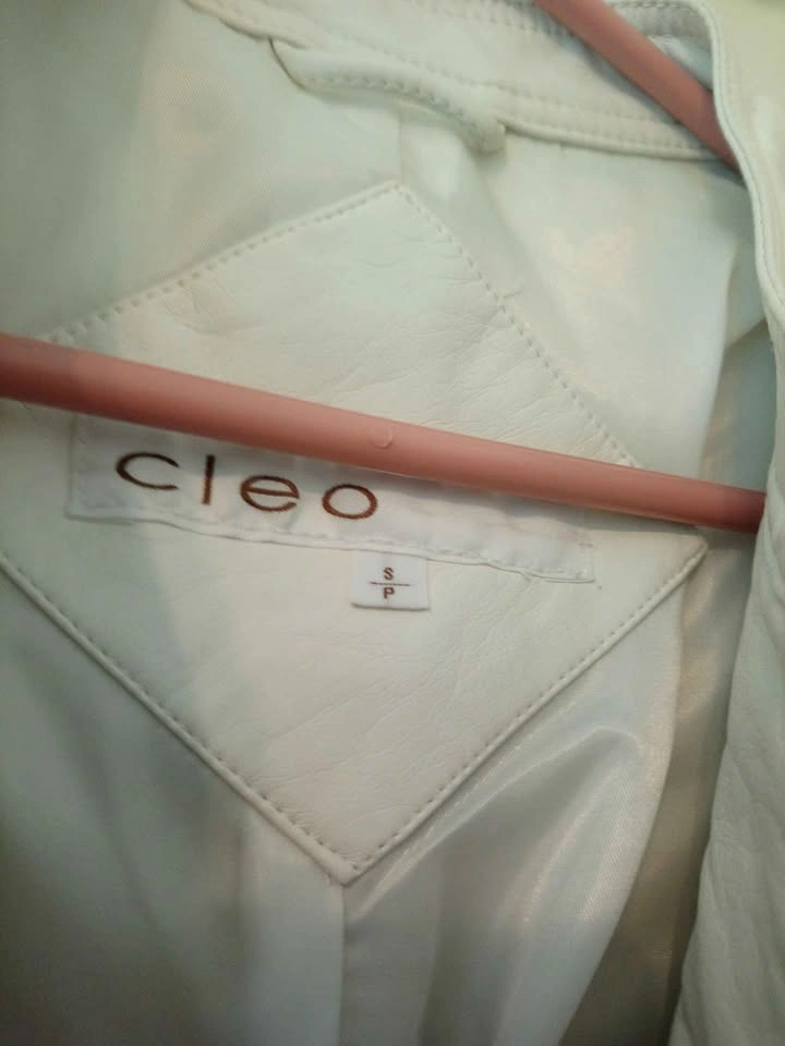 White Faux Leather Jacket - photo 5