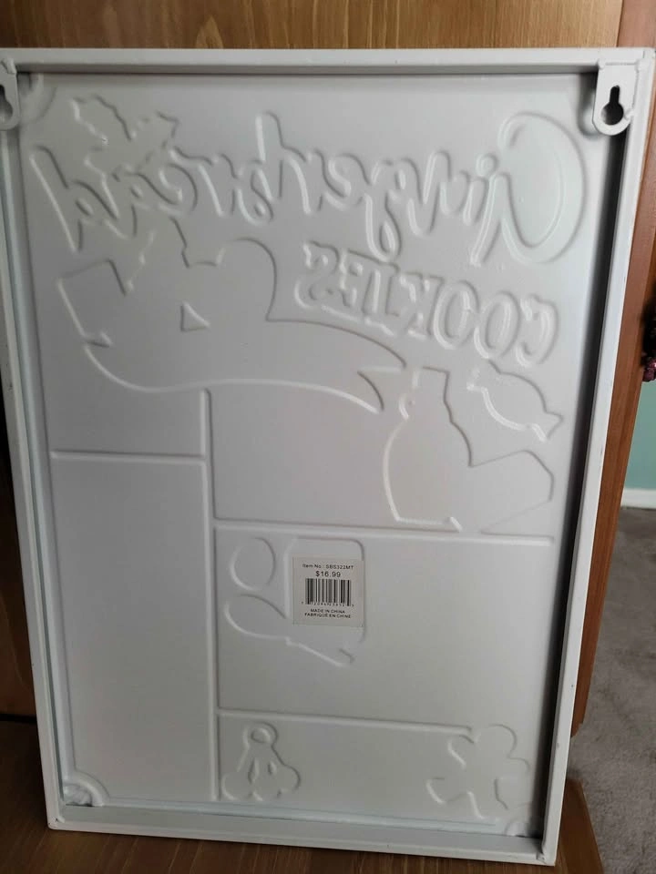 Gingerbread Cookie Recipe metal sign - photo 2