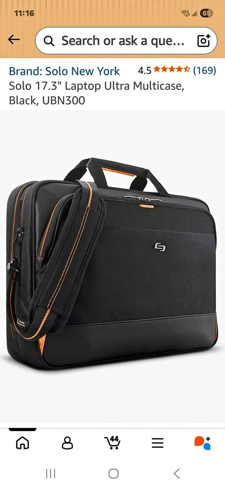 17.3' Laptop Crossbody Bag