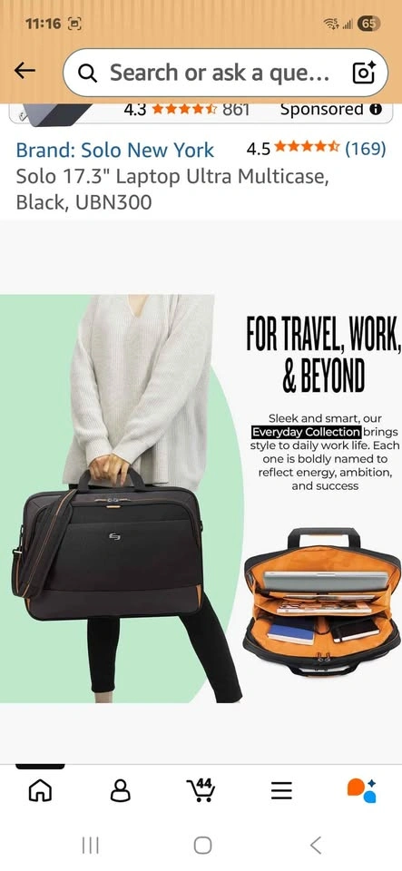 17.3' Laptop Crossbody Bag - photo 4