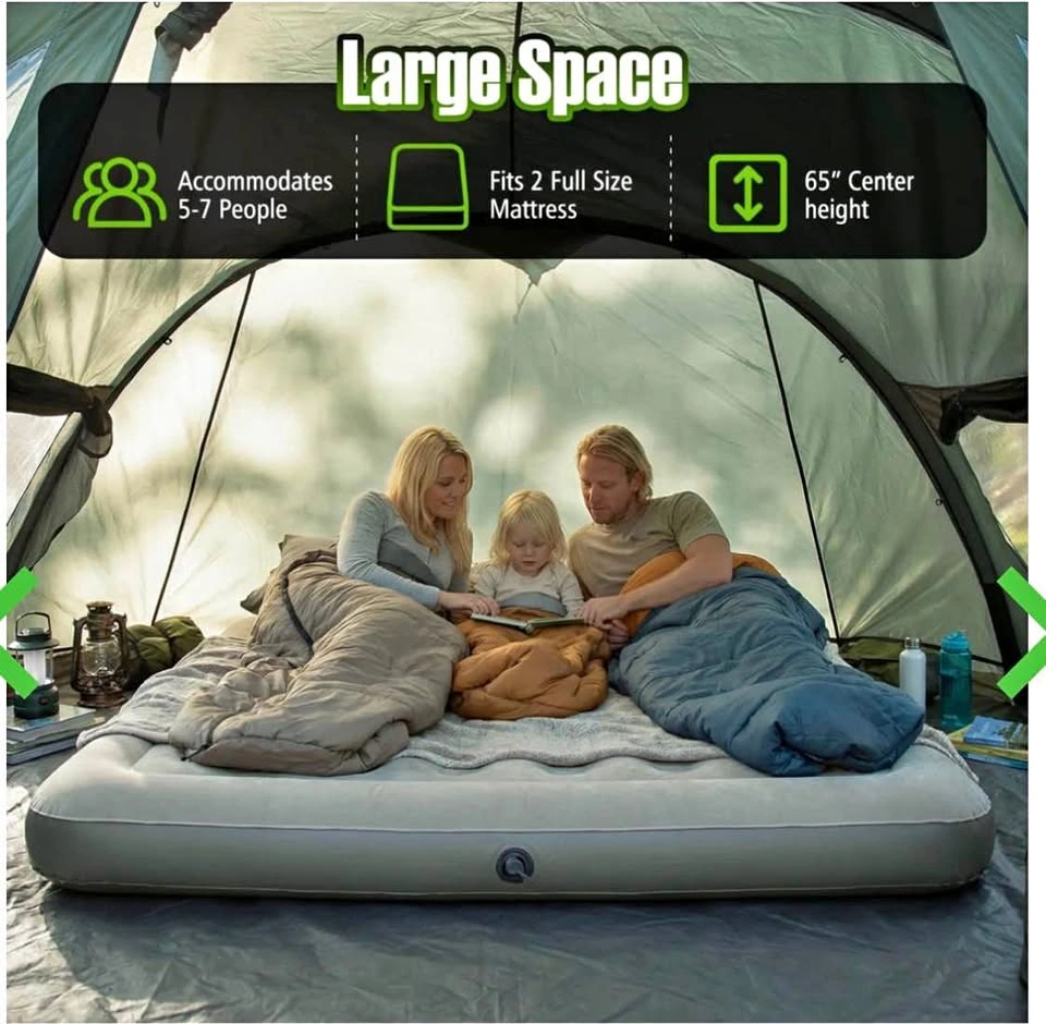 5-7 Person Inflatable Camping Tent with Screened Porch