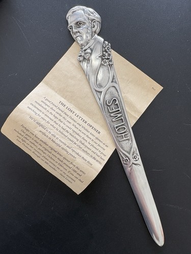 Levenger Sherlock Holmes Lost Letter Opener Sterling Pewter