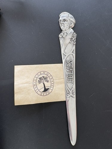 Levenger Sherlock Holmes Lost Letter Opener Sterling Pewter - photo 2