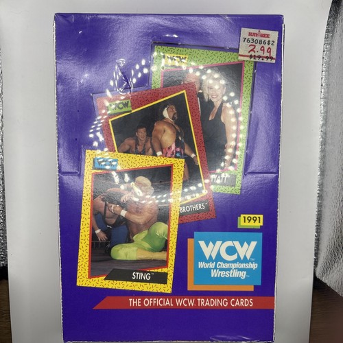 1991 WCW Wrestling Trading Cards Box Sting Ric Flair