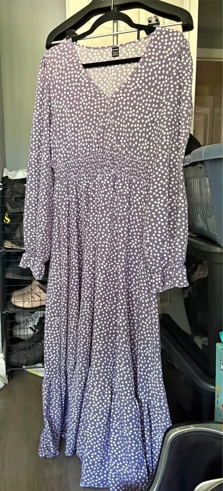 SHEIN and Assorted Long Sleeve Maxi Dresses Bundle - Lot of 5