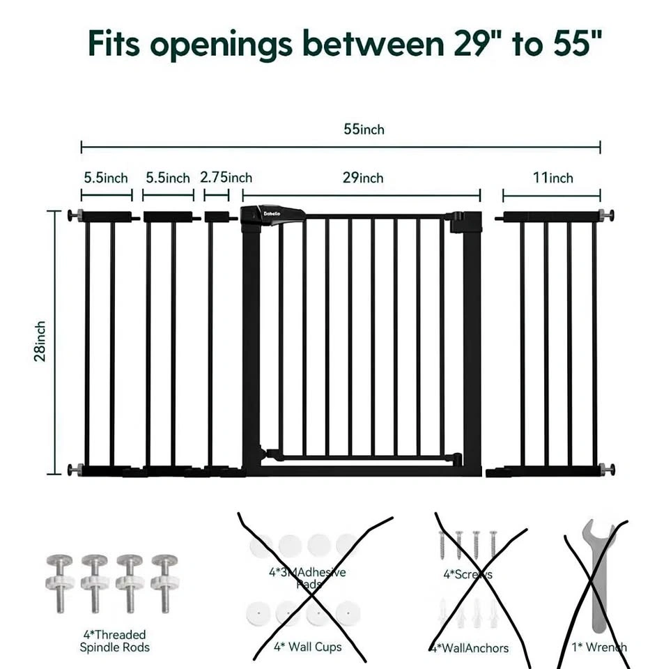Dobelio Adjustable Baby Safety Gate