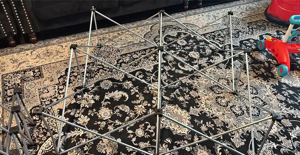 Aluminum staging deck base only