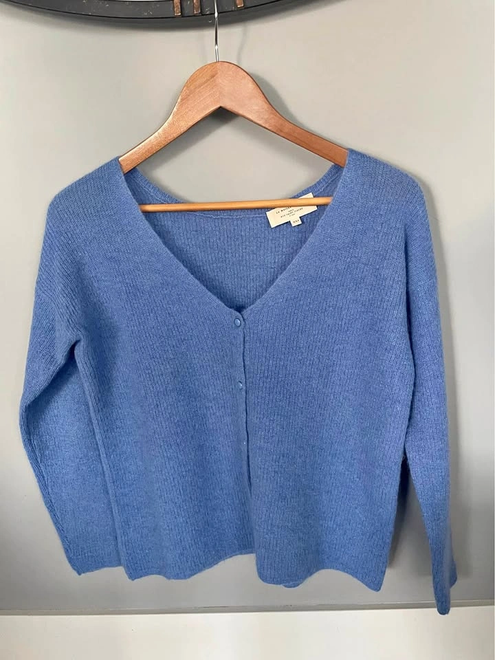 Sézane Barry Cardigan, oversized XXS, light blue