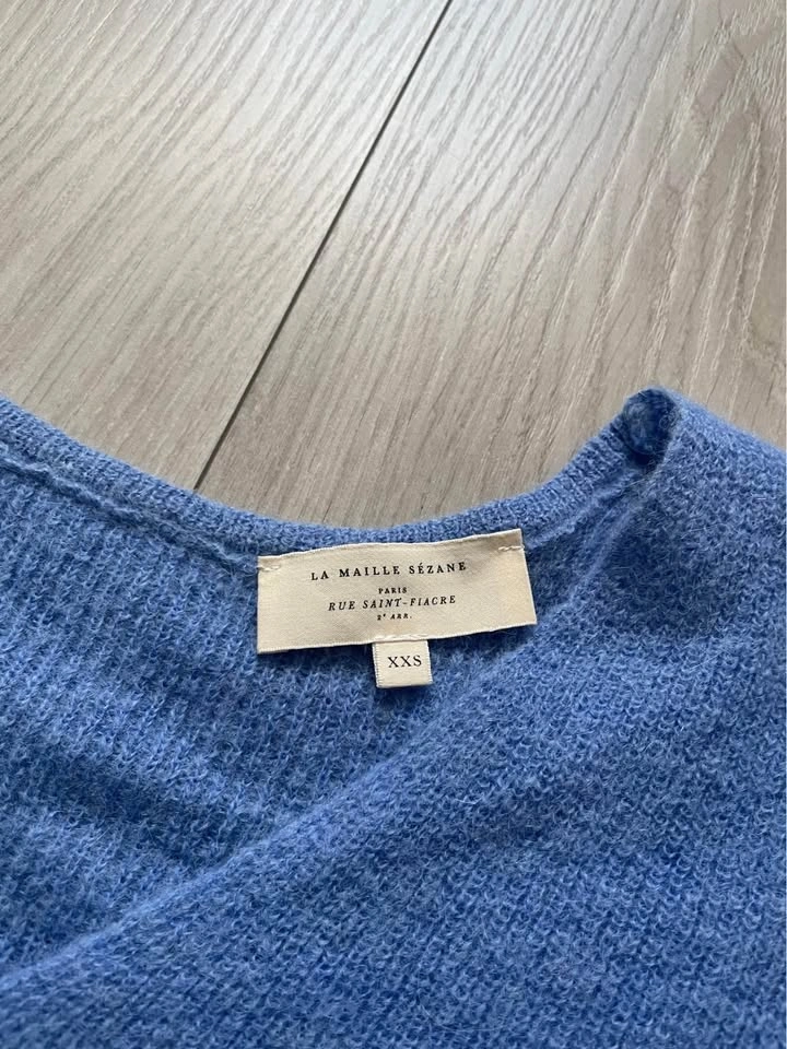 Sézane Barry Cardigan, oversized XXS, light blue - photo 2