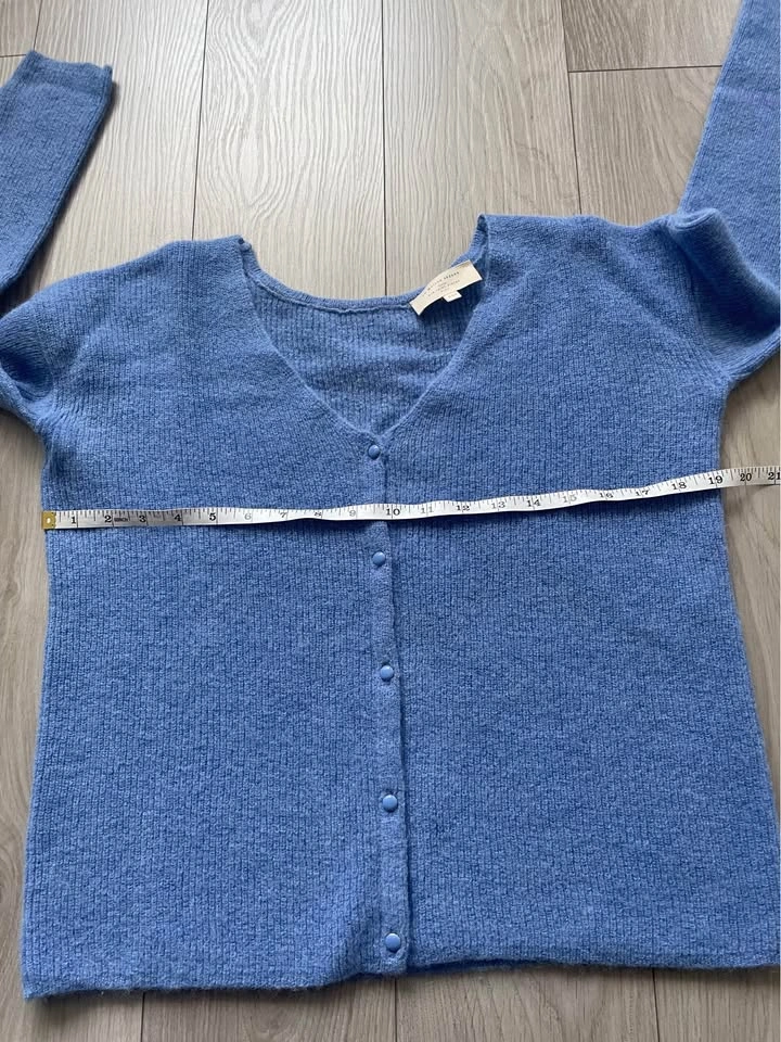 Sézane Barry Cardigan, oversized XXS, light blue - photo 3