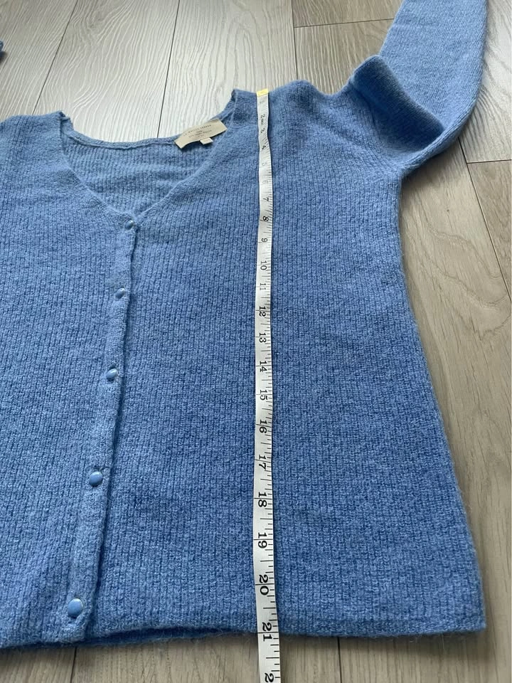 Sézane Barry Cardigan, oversized XXS, light blue - photo 4
