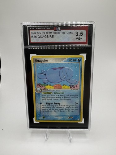2004 Pokemon Quagsire #26/109 EX Team Rocket Returns KSA 3.5
