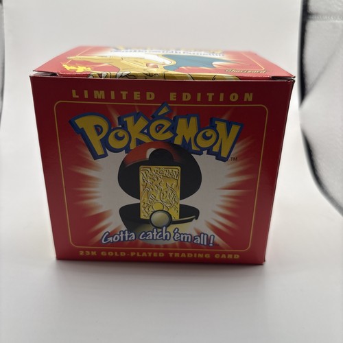 1999 Pokemon Charizard 23K Gold Plated Trading Card - photo 2