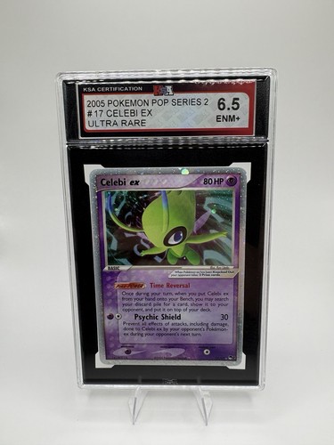 2005 Pokemon Celebi ex #17/17 POP Series 2 KSA 6.5