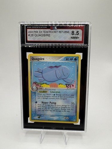 2004 Pokemon EX Team Rocket Returns Quagsire #26/109 KSA 8.5