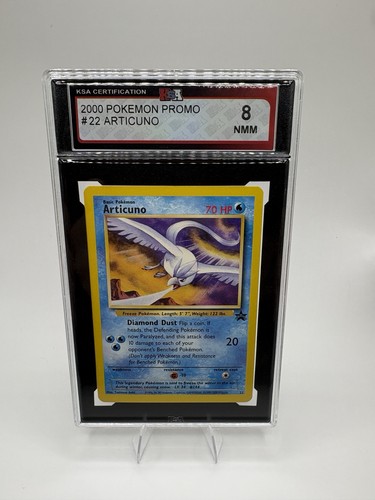 2000 Pokemon Black Star Promo Articuno #22 KSA 8 NM-Mint