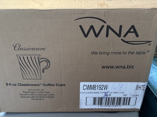 WNA Comet West 8-oz White Classicware Coffee Cups (128ct) - photo 3