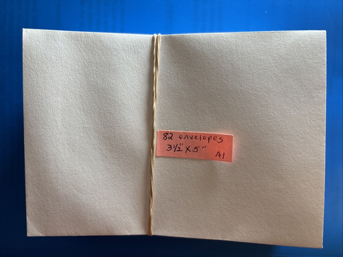 Bright White A1 Gummed Announcement Envelopes - Lot of 82 - photo 2
