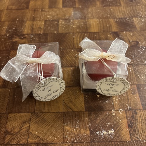 Apple Of My Eye Small Candle - lot of 2