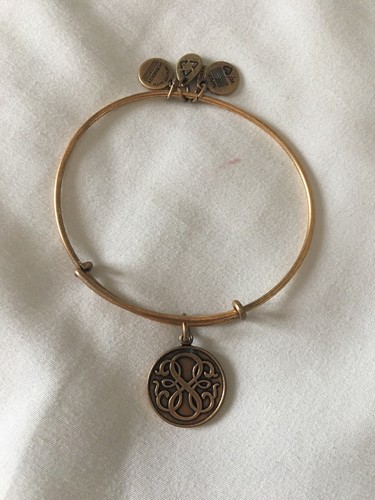 Alex and Ani Gold Charm energy bracelet