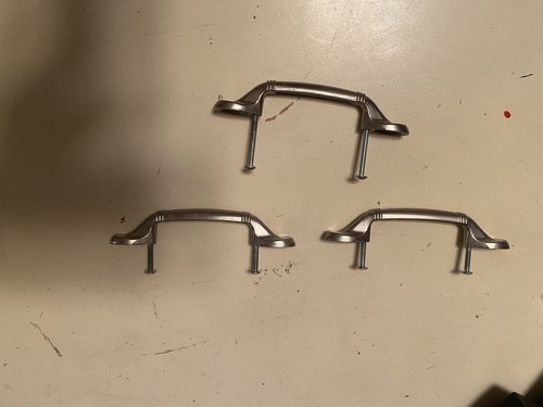 6" Brushed Nickel Kitchen Cabinet Hardware Pull Handles - set of