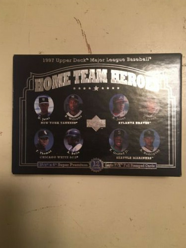 Home Team Heroes 1997 Upper Deck MLB 12 foil stamped cards