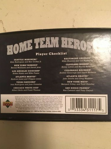 Home Team Heroes 1997 Upper Deck MLB 12 foil stamped cards - photo 2
