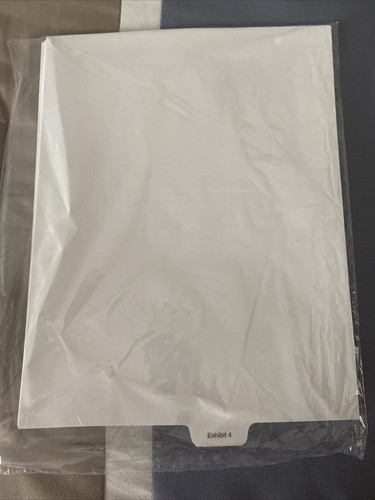 Avery Individual Bottom Tab Legal Exhibit Dividers 25pk - Printe