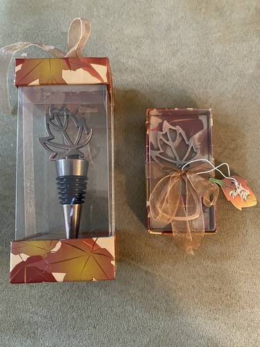 Bottle Opener & Cork Cap design in Autumn Leaf Theme - New