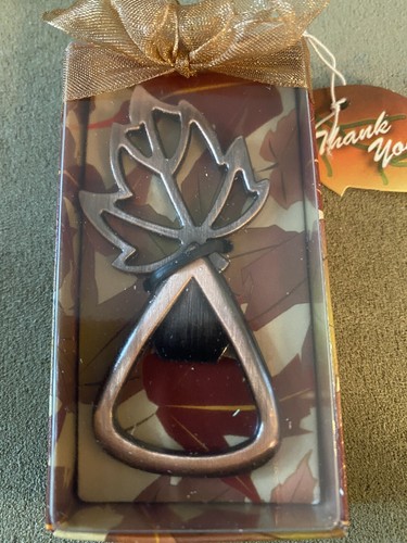 Bottle Opener & Cork Cap design in Autumn Leaf Theme - New - photo 3