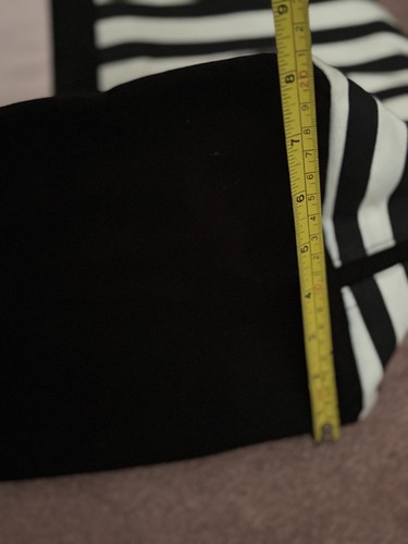 Victoria’s Secret Canvas Tote Bag B&W Stripes - photo 5