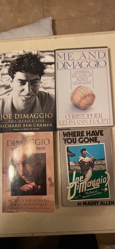 Joe DiMaggio Sports Books Various - Lot of 4 hardcover