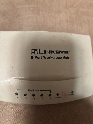 Linksys EW5HUB Ethernet 5-Port Workgroup HUB - no Power Cord